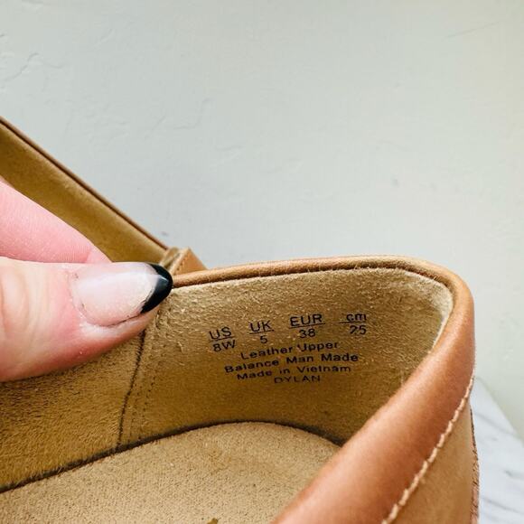 Naturalizer Cabaret Tan Leather Slip On Loafers Women’s Size 8 - Picture 8 of 9